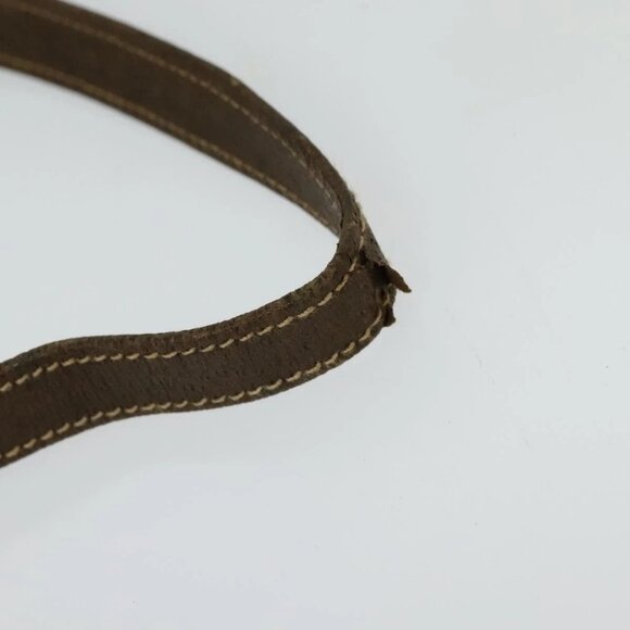 GUCCI GG Supreme Web Sherry Line Shoulder Bag PVC Beige Gold Auth - Picture 9 of 16